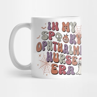 Retro Halloween In My Spooky Ophthalmic Nurse Era Scary Mug